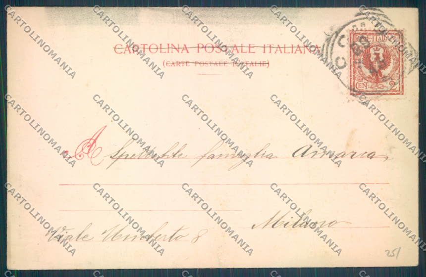 Como Brunate cartolina LQ1599 – retro