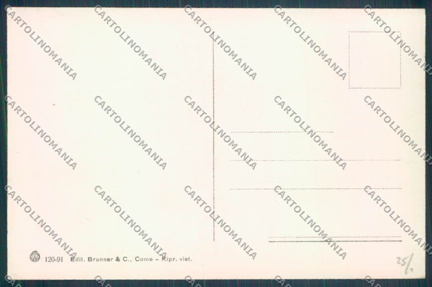 Como Brunate Saluti da cartolina LQ1600 – retro