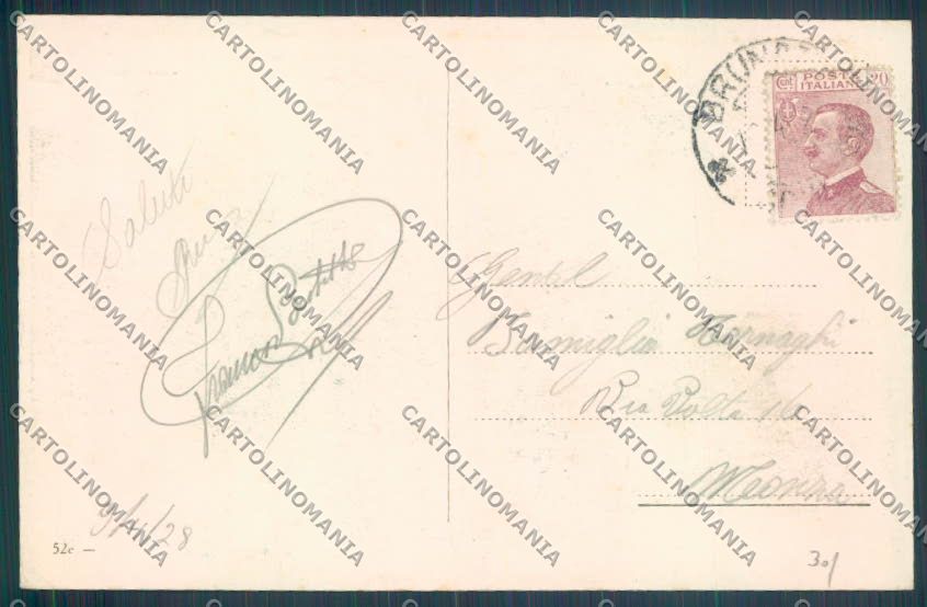 Como Brunate San Maurizio Nevicata cartolina LQ1603 – retro