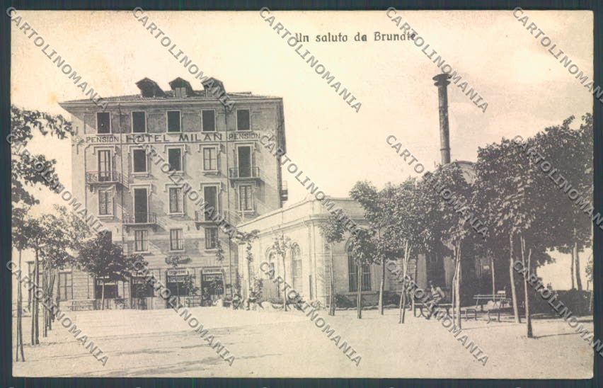 Como Brunate Saluti da cartolina LQ1606 – fronte