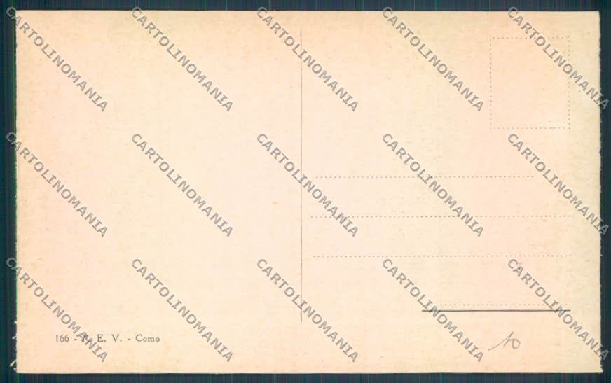 Como Brunate cartolina LQ1608 – retro