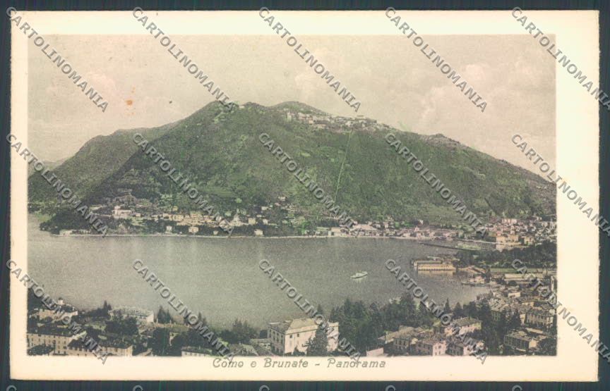 Como Brunate cartolina LQ1609 – fronte