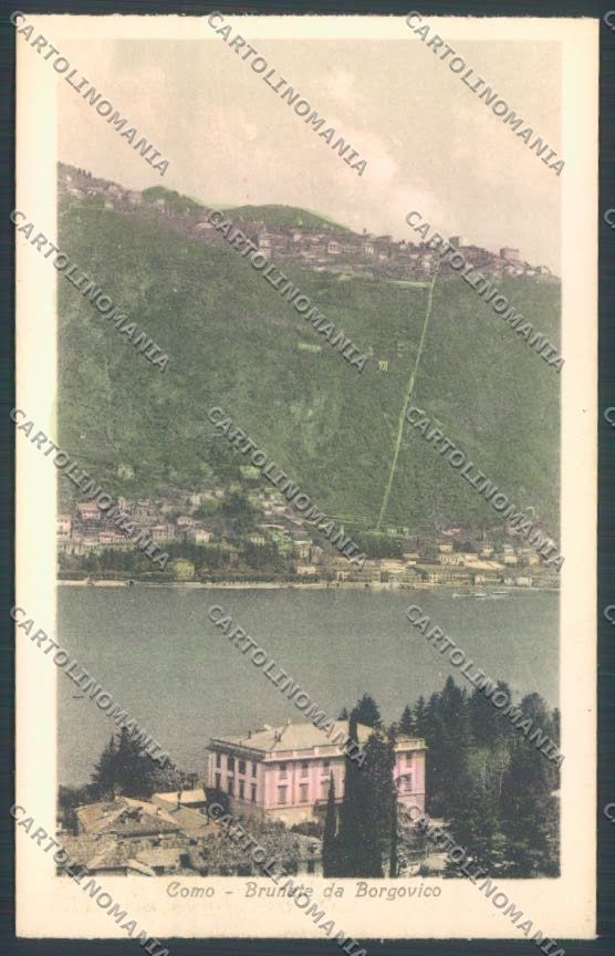 Como Brunate cartolina LQ1610 – fronte