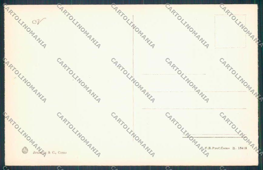 Como Brunate cartolina LQ1610 – retro
