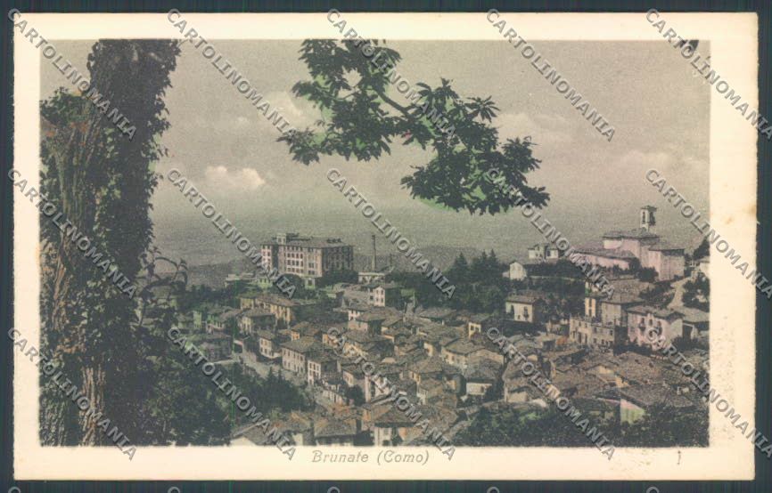 Como Brunate cartolina LQ1611 – fronte