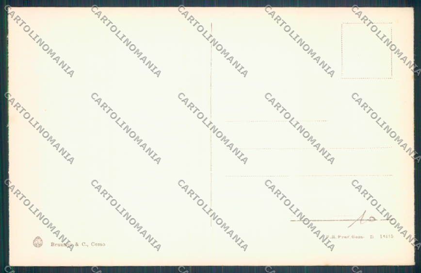 Como Brunate cartolina LQ1611 – retro