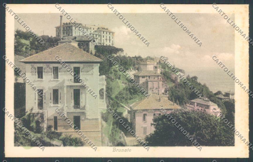 Como Brunate cartolina LQ1612 – fronte
