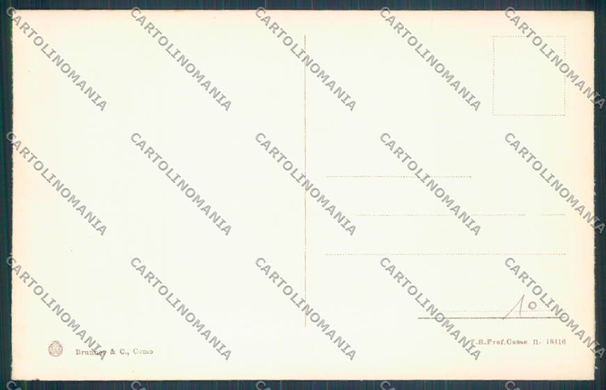 Como Brunate cartolina LQ1612 – retro