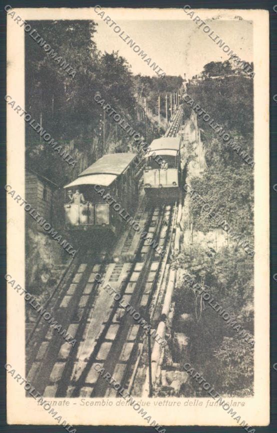 Como Brunate Funicolare cartolina LQ1627 – fronte