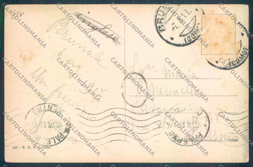 Como Brunate Funicolare cartolina LQ1628 – retro