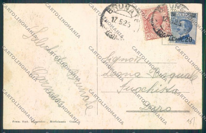 Como Brunate Funicolare cartolina LQ1629 – retro