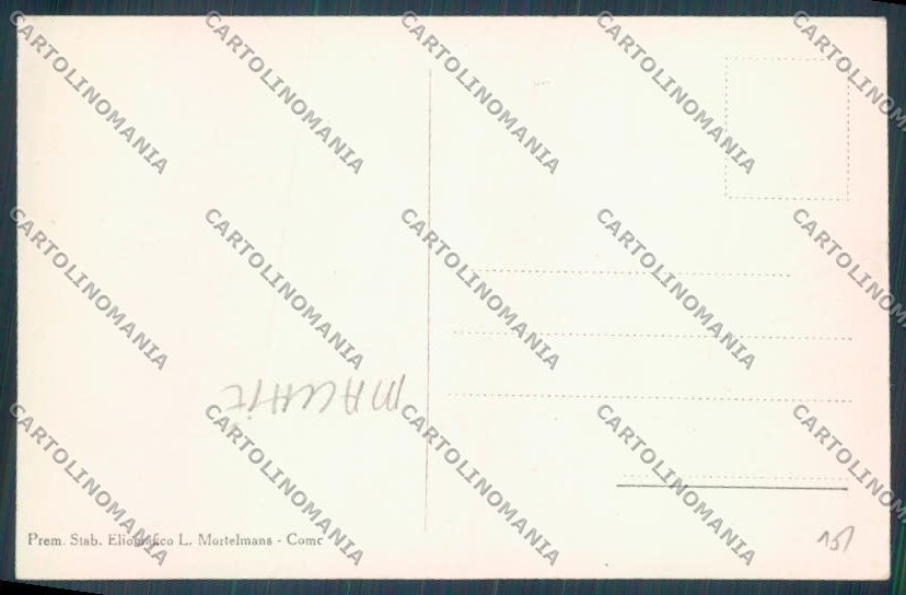 Como Brunate Funicolare MACCHIE cartolina LQ1630 – retro