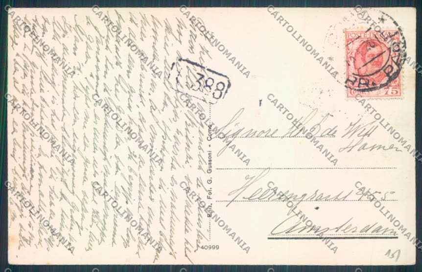 Como Brunate Funicolare cartolina LQ1635 – retro