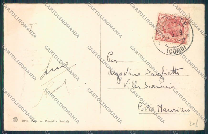 Como Brunate Funicolare cartolina LQ1653 – retro