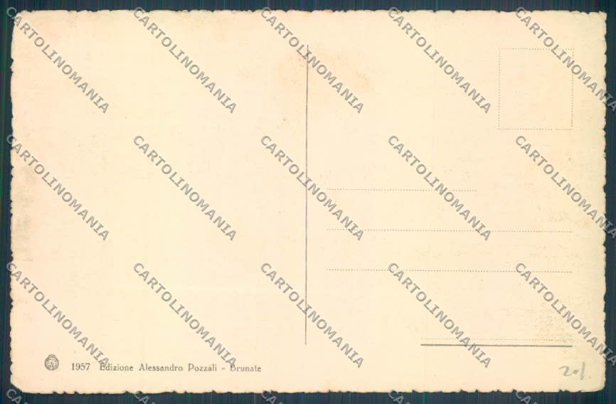 Como Brunate Funicolare cartolina LQ1654 – retro