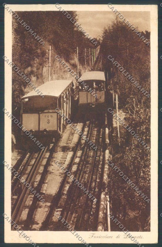 Como Brunate Funicolare cartolina LQ1666 – fronte