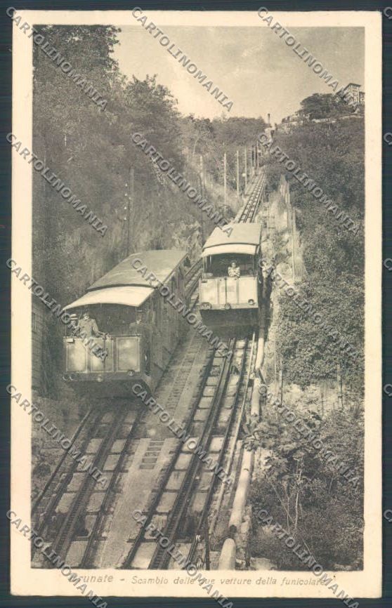 Como Brunate Funicolare cartolina LQ1669 – fronte
