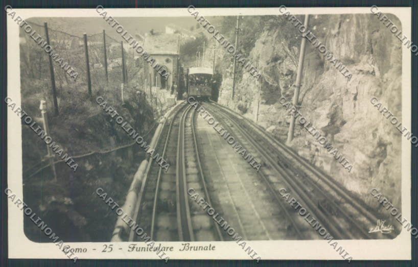 Como Brunate Funicolare Foto cartolina LQ1670 – fronte