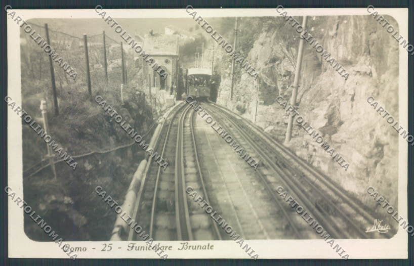 Como Brunate Funicolare Foto cartolina LQ1676 – fronte