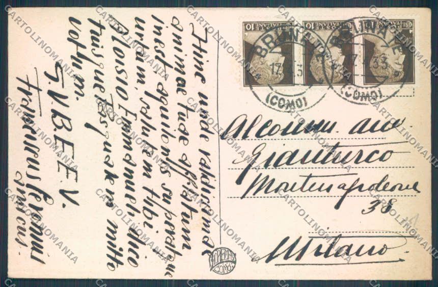 Como San Maurizio cartolina LQ1694 – retro