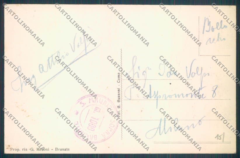 Como San Maurizio cartolina LQ1695 – retro