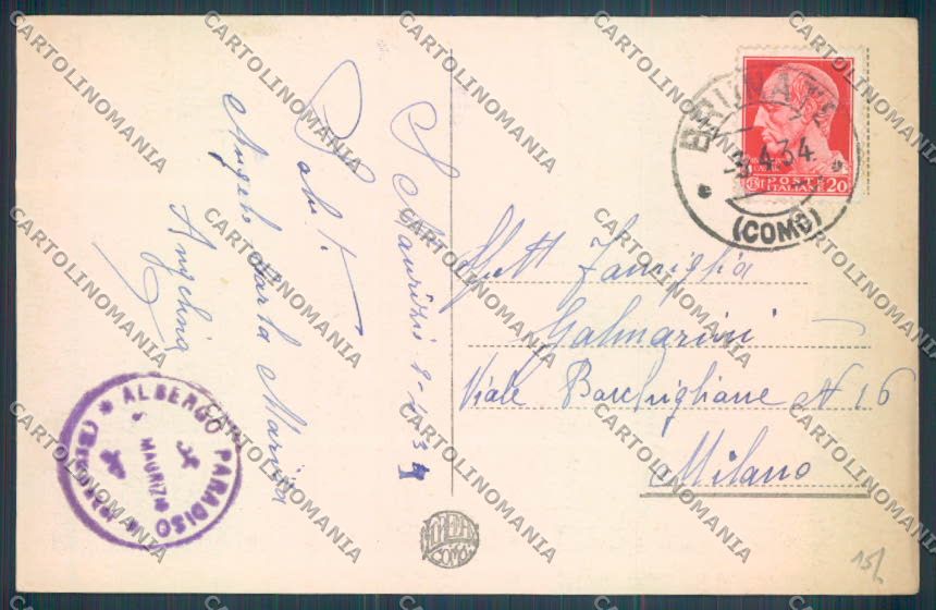 Como San Maurizio cartolina LQ1696 – retro