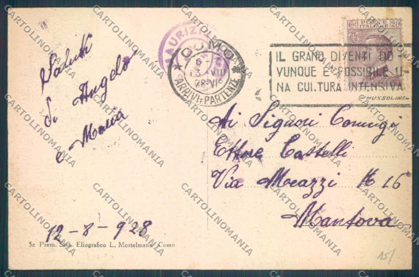 Como San Maurizio cartolina LQ1699 – retro