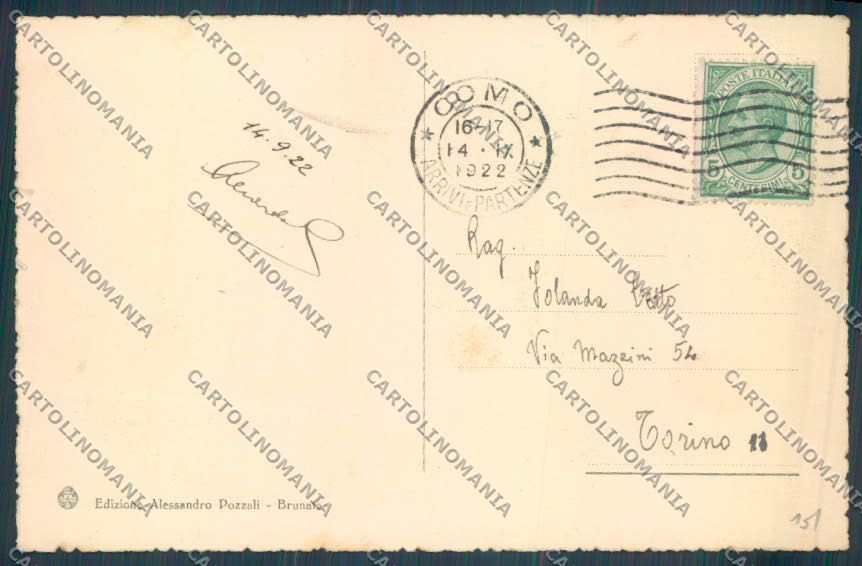 Como San Maurizio cartolina LQ1704 – retro
