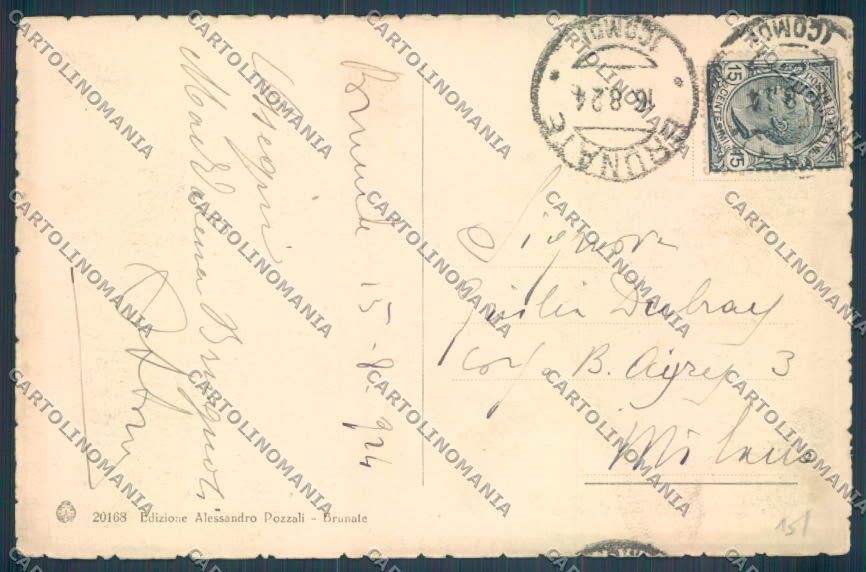 Como San Maurizio cartolina LQ1712 – retro