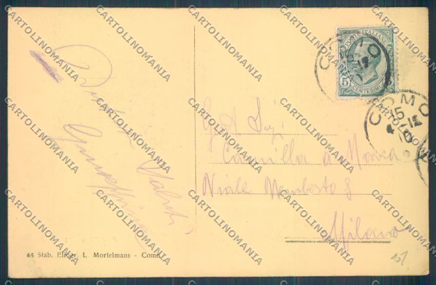 Como San Maurizio cartolina LQ1714 – retro