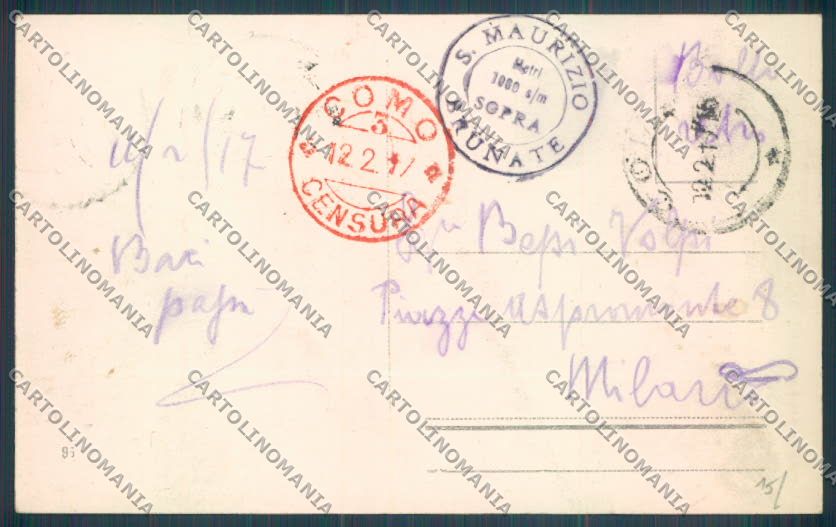 Como San Maurizio cartolina LQ1715 – retro