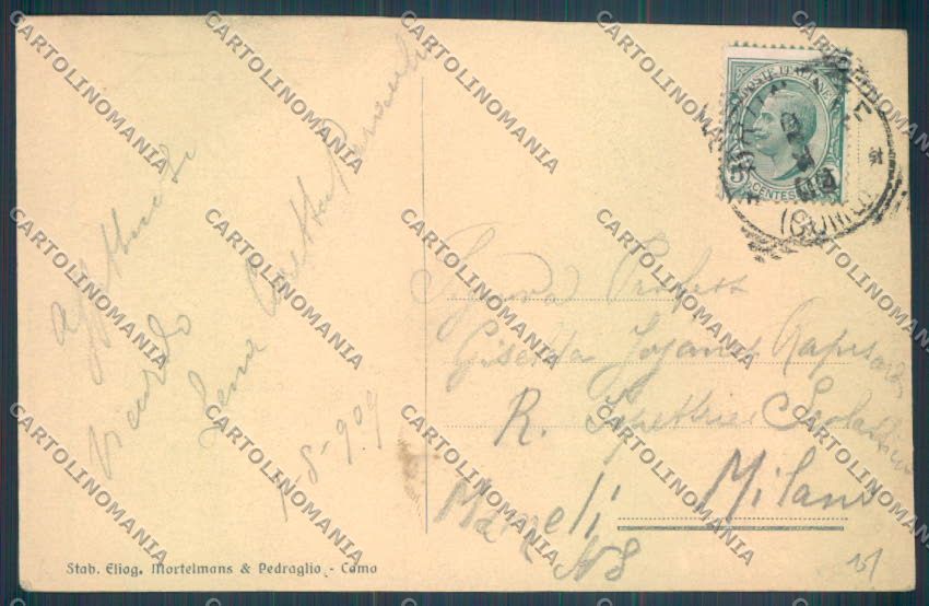 Como San Maurizio cartolina LQ1716 – retro