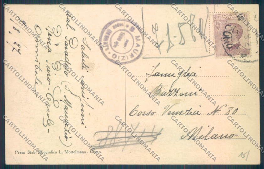 Como San Maurizio cartolina LQ1717 – retro