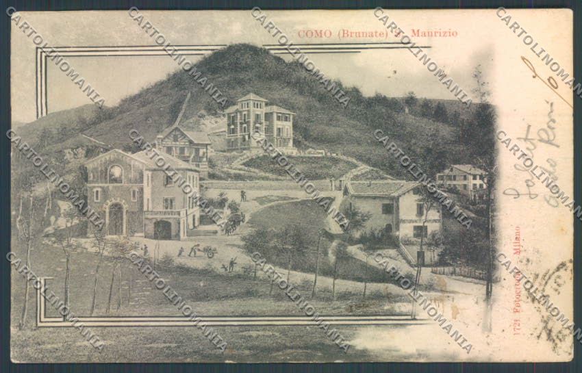 Como San Maurizio STRAPPINO cartolina LQ1718 – fronte