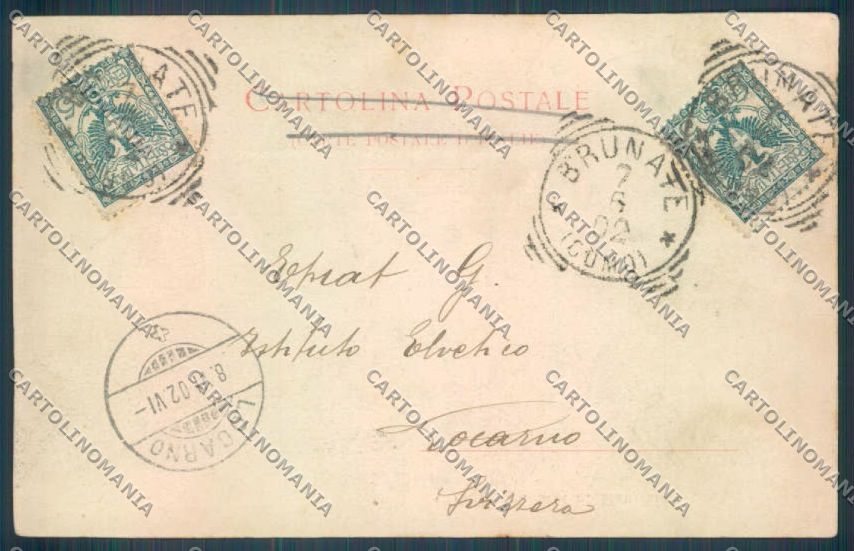 Como San Maurizio STRAPPINO cartolina LQ1718 – retro