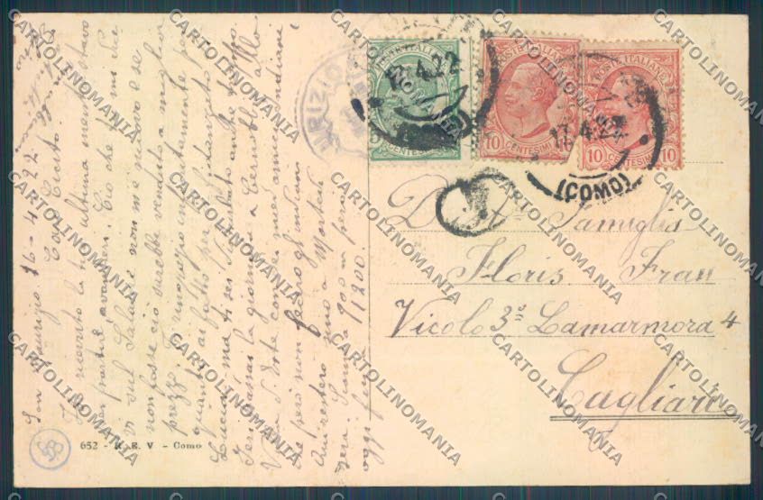 Como San Maurizio cartolina LQ1720 – retro