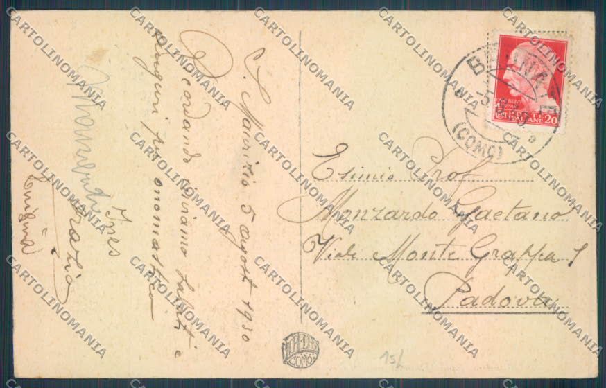 Como San Maurizio cartolina LQ1725 – retro