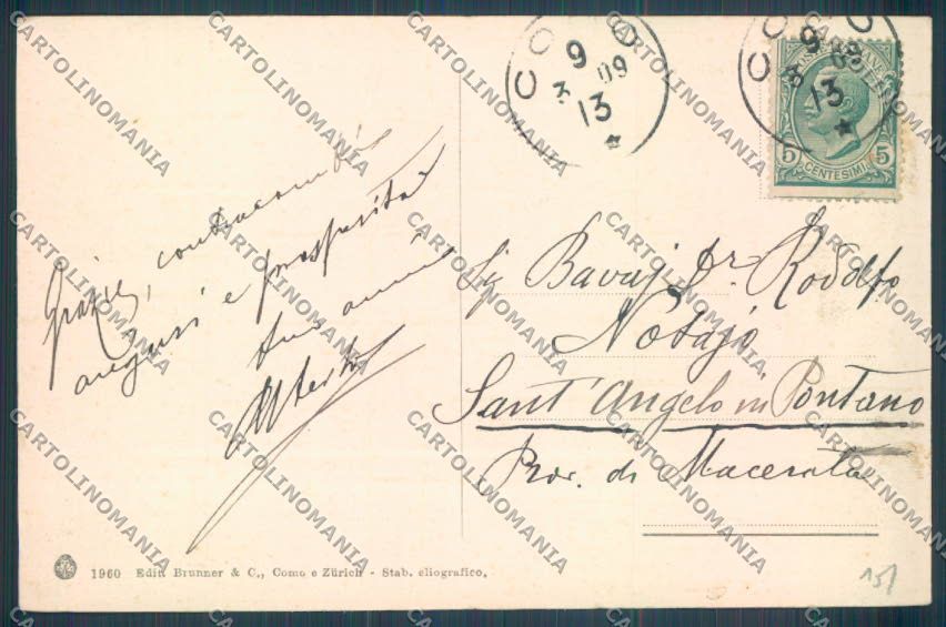 Como San Maurizio cartolina LQ1726 – retro