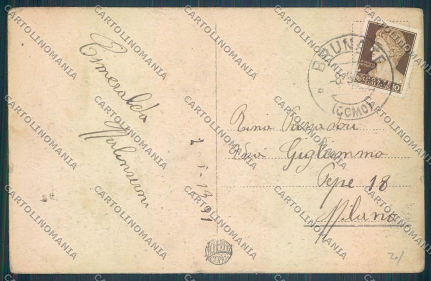 Como San Maurizio cartolina LQ1740 – retro