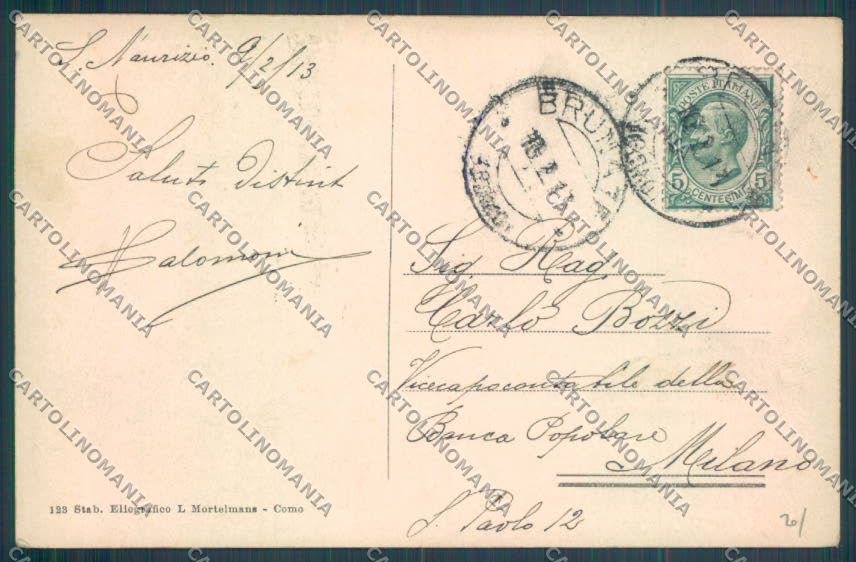 Como San Maurizio cartolina LQ1751 – retro