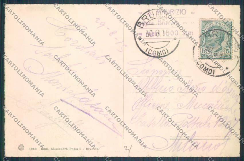 Como San Maurizio cartolina LQ1764 – retro