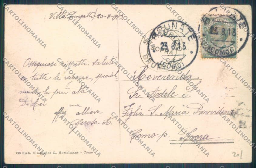 Como San Maurizio cartolina LQ1771 – retro
