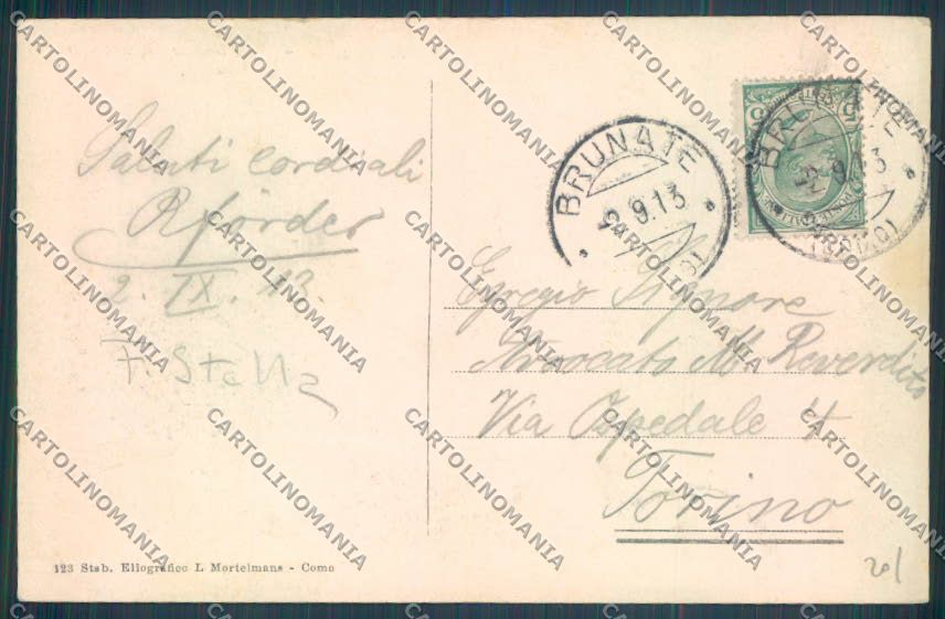 Como San Maurizio cartolina LQ1772 – retro
