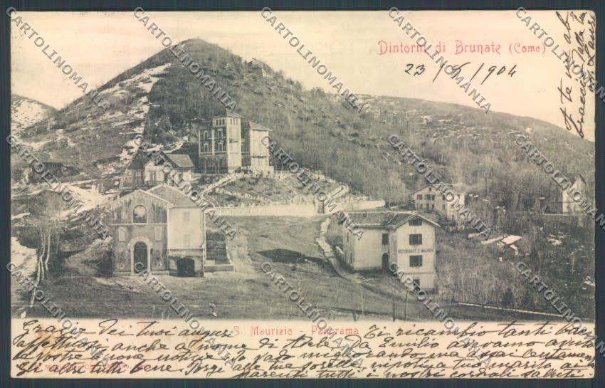 Como San Maurizio ABRASA cartolina LQ1774 – fronte