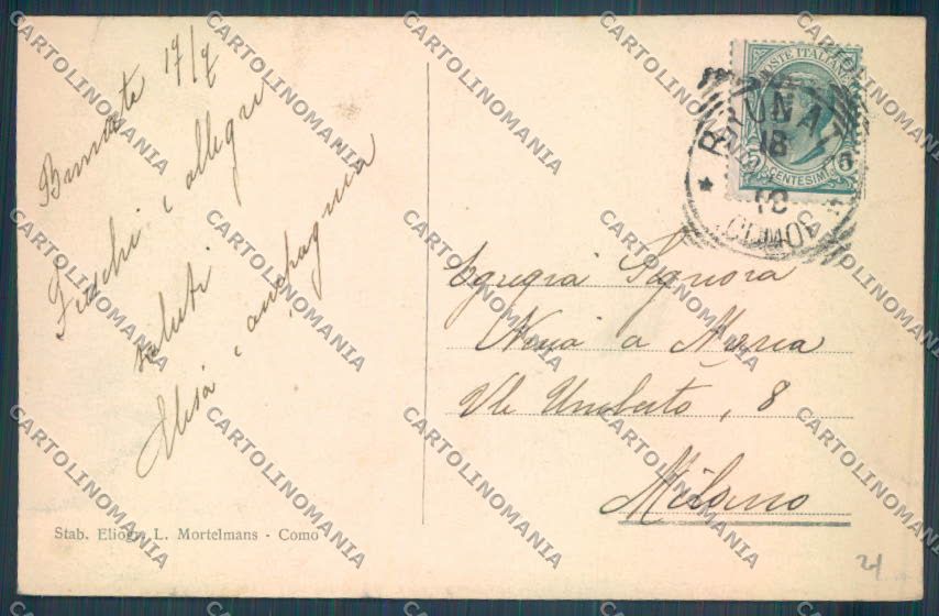 Como San Maurizio cartolina LQ1778 – retro