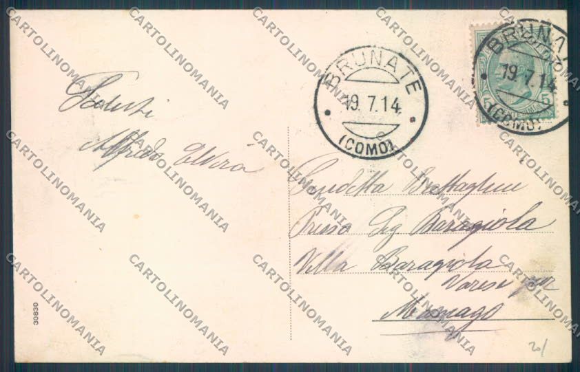 Como San Maurizio cartolina LQ1781 – retro