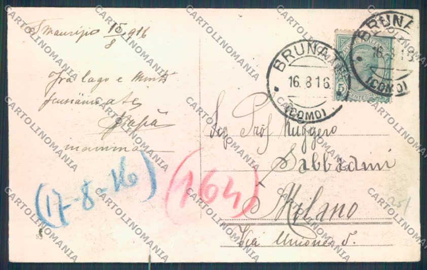 Como San Maurizio cartolina LQ1789 – retro