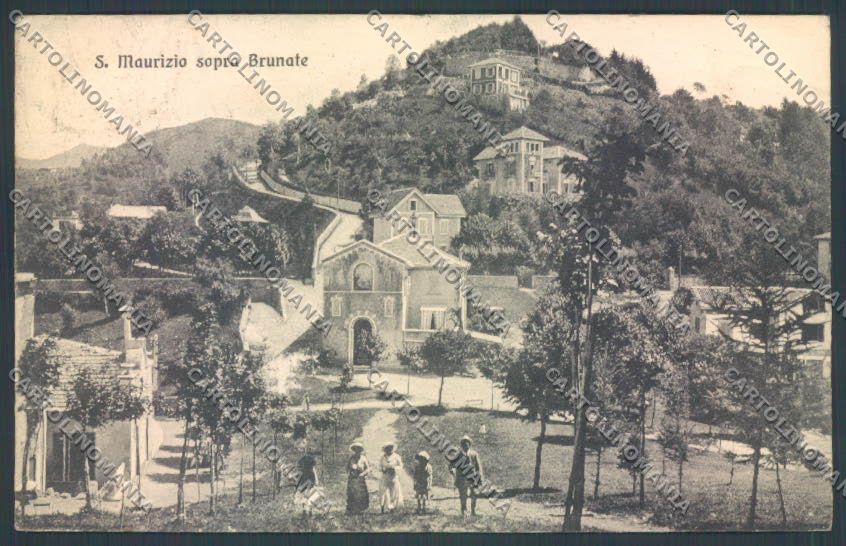 Como San Maurizio ABRASA cartolina LQ1792 – fronte