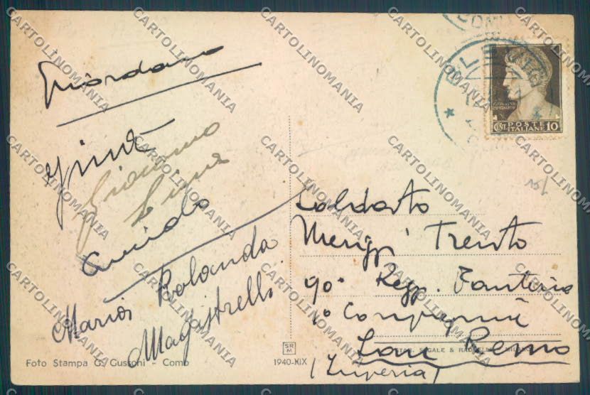 Como Blevio cartolina LQ1795 – retro
