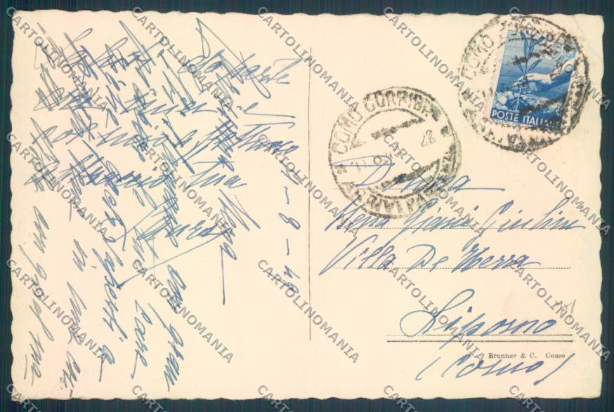 Como Blevio cartolina LQ1798 – retro